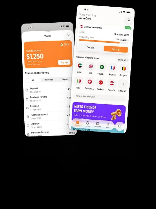 Simfree mobile app